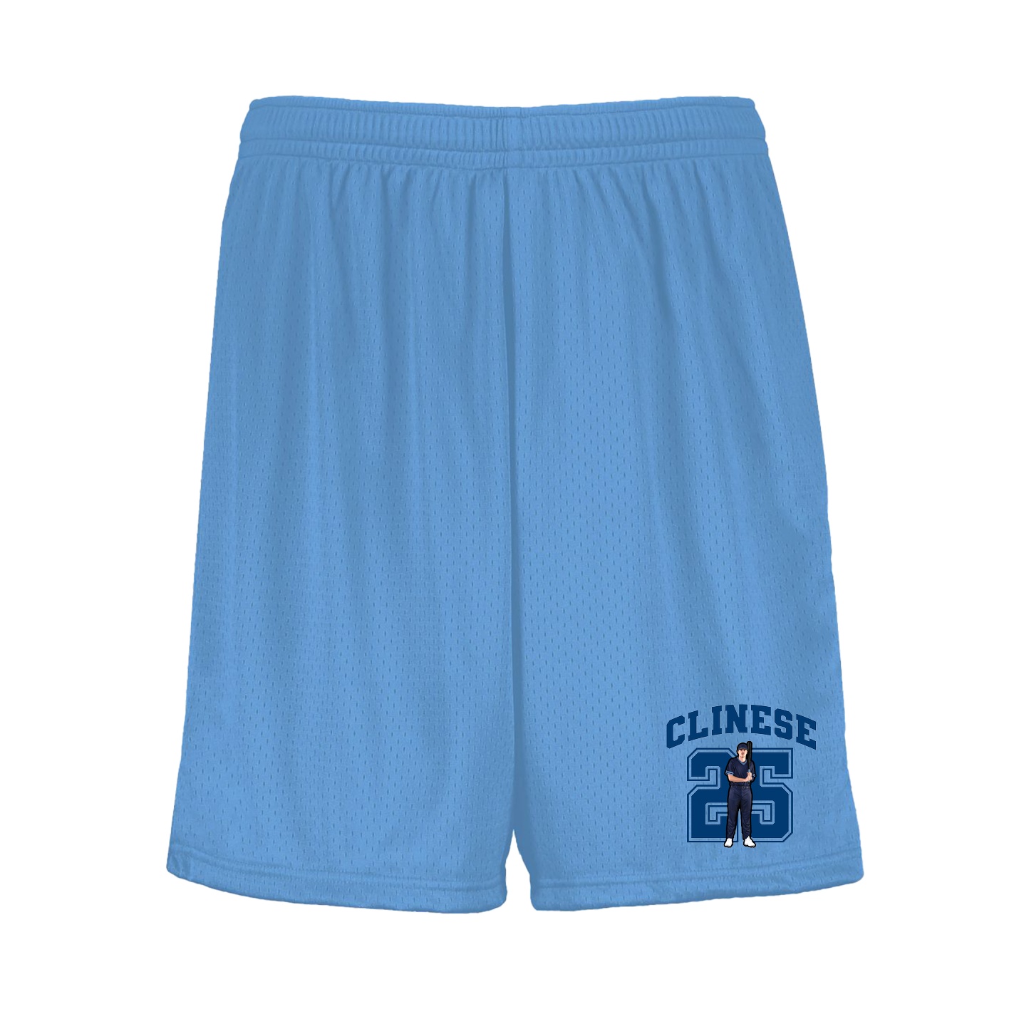 Shorts — Number in Light Blue