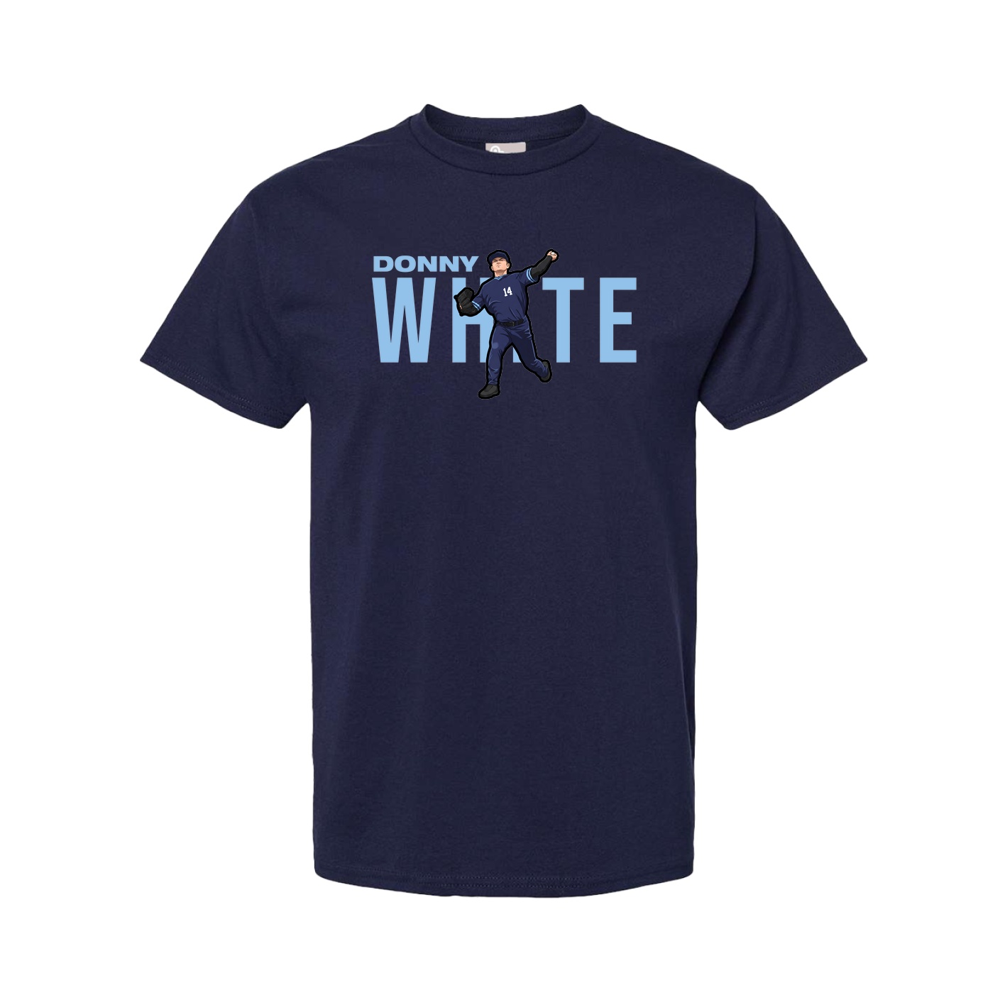 Youth Tee — Player Name in Navy