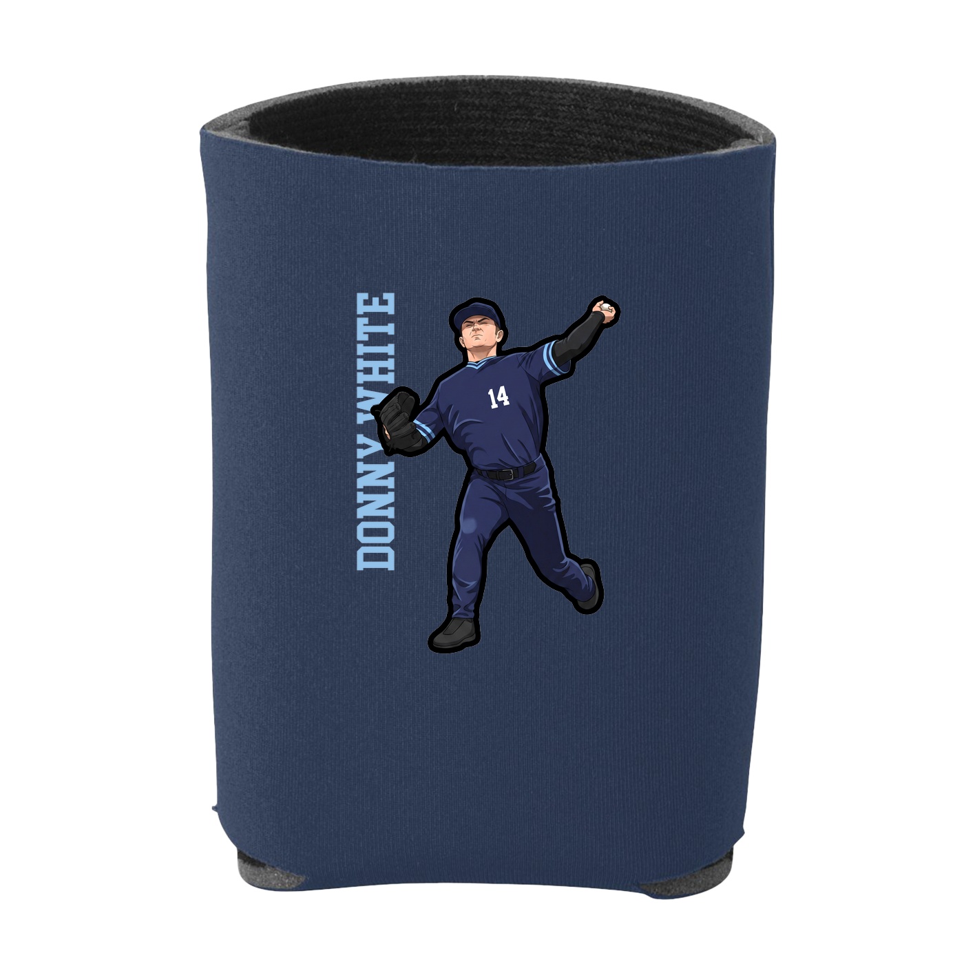 Can Holder — Name Vertical in Navy