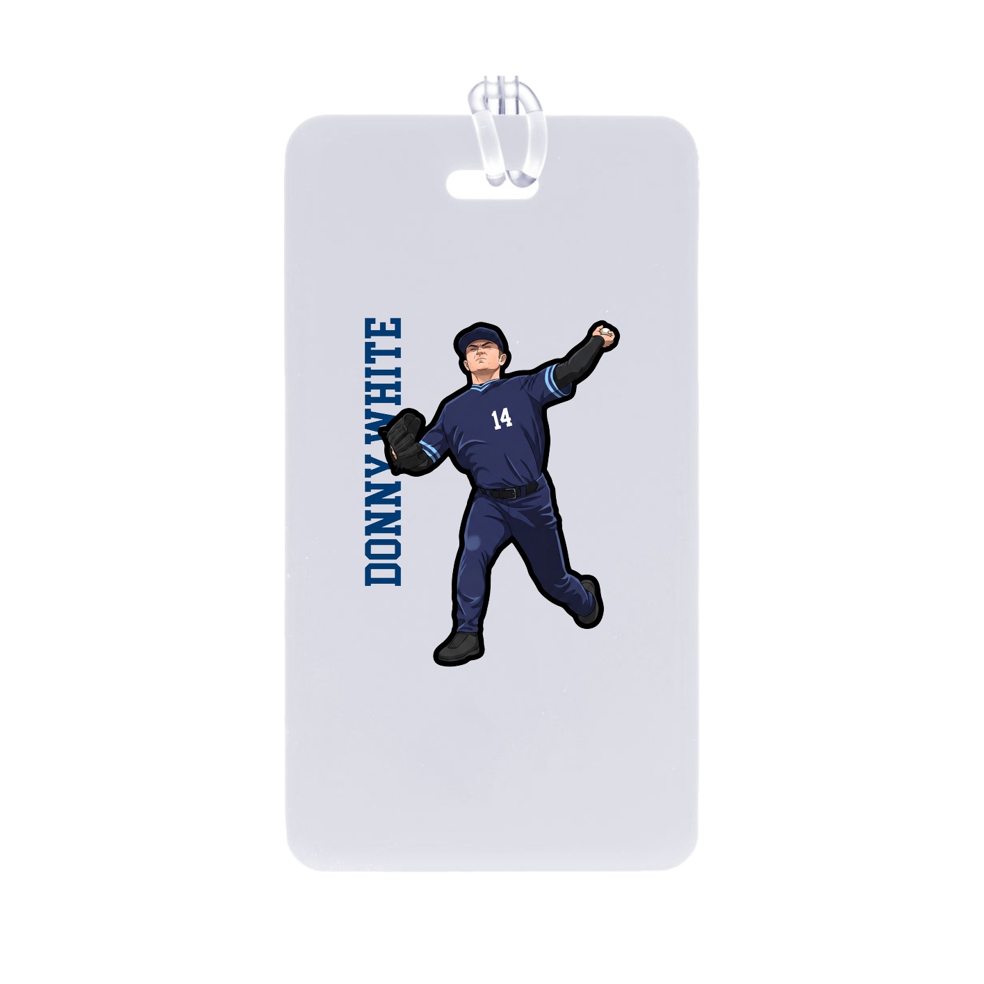 Bag Tag — Name Vertical in Classic
