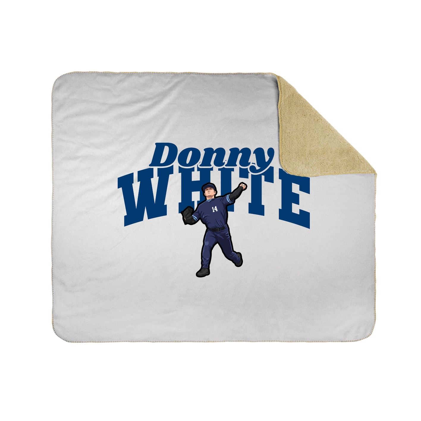 Throw Blanket — Signature Arch in White