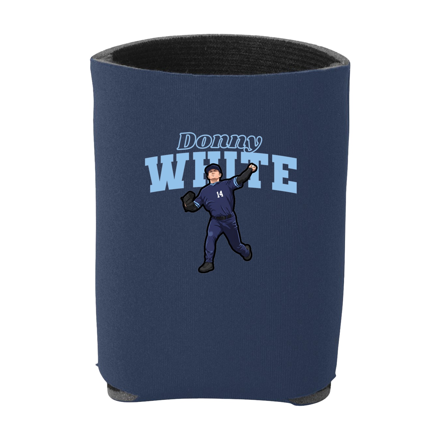 Can Holder — Name Arch in Navy