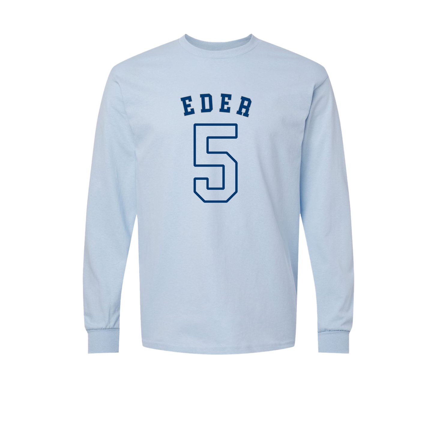 Long Sleeve Tee — Shirsey Arch in Light Blue