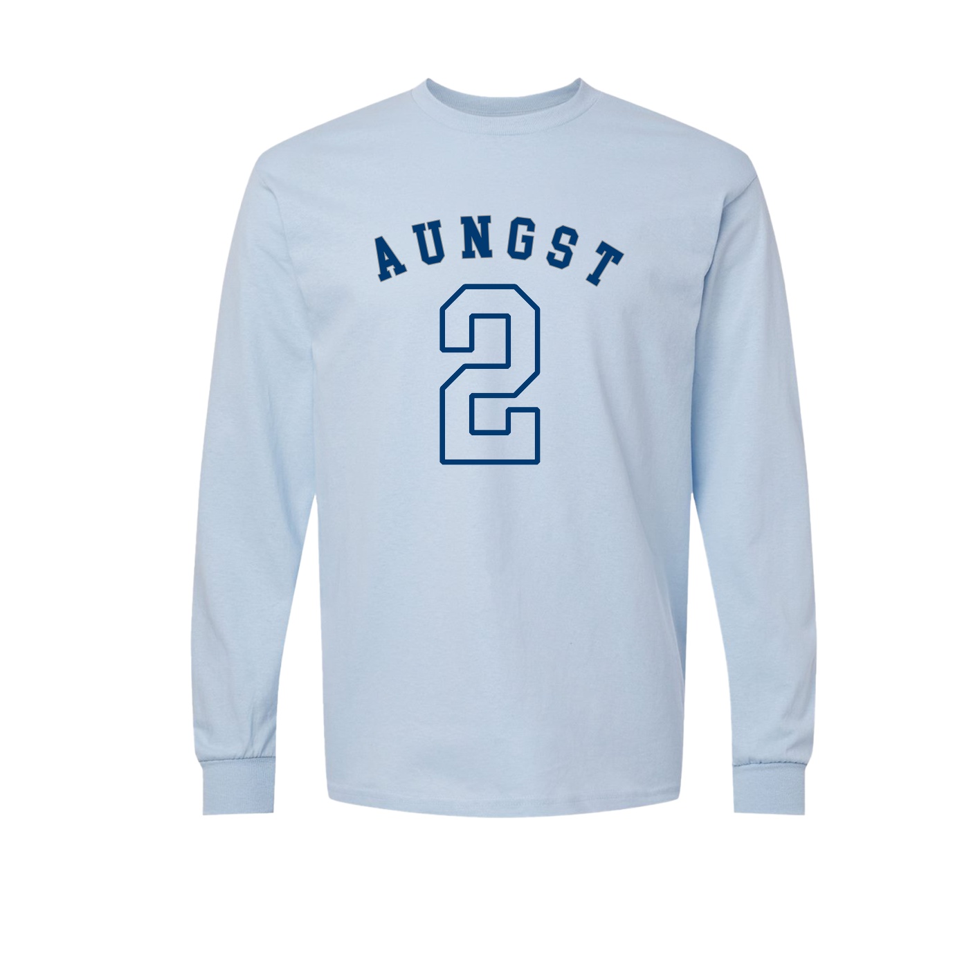 Long Sleeve Tee — Shirsey Arch in Light Blue