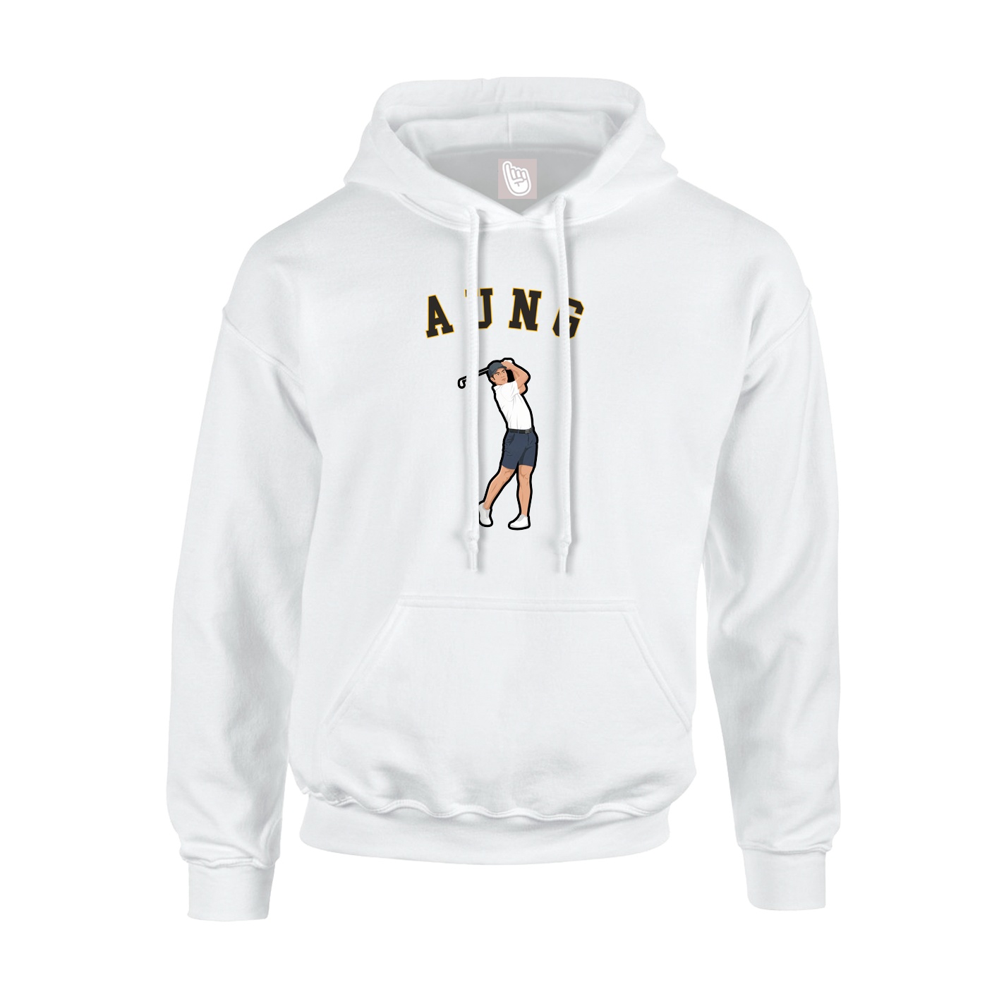 Youth Hoodie — Shirsey Arch in White