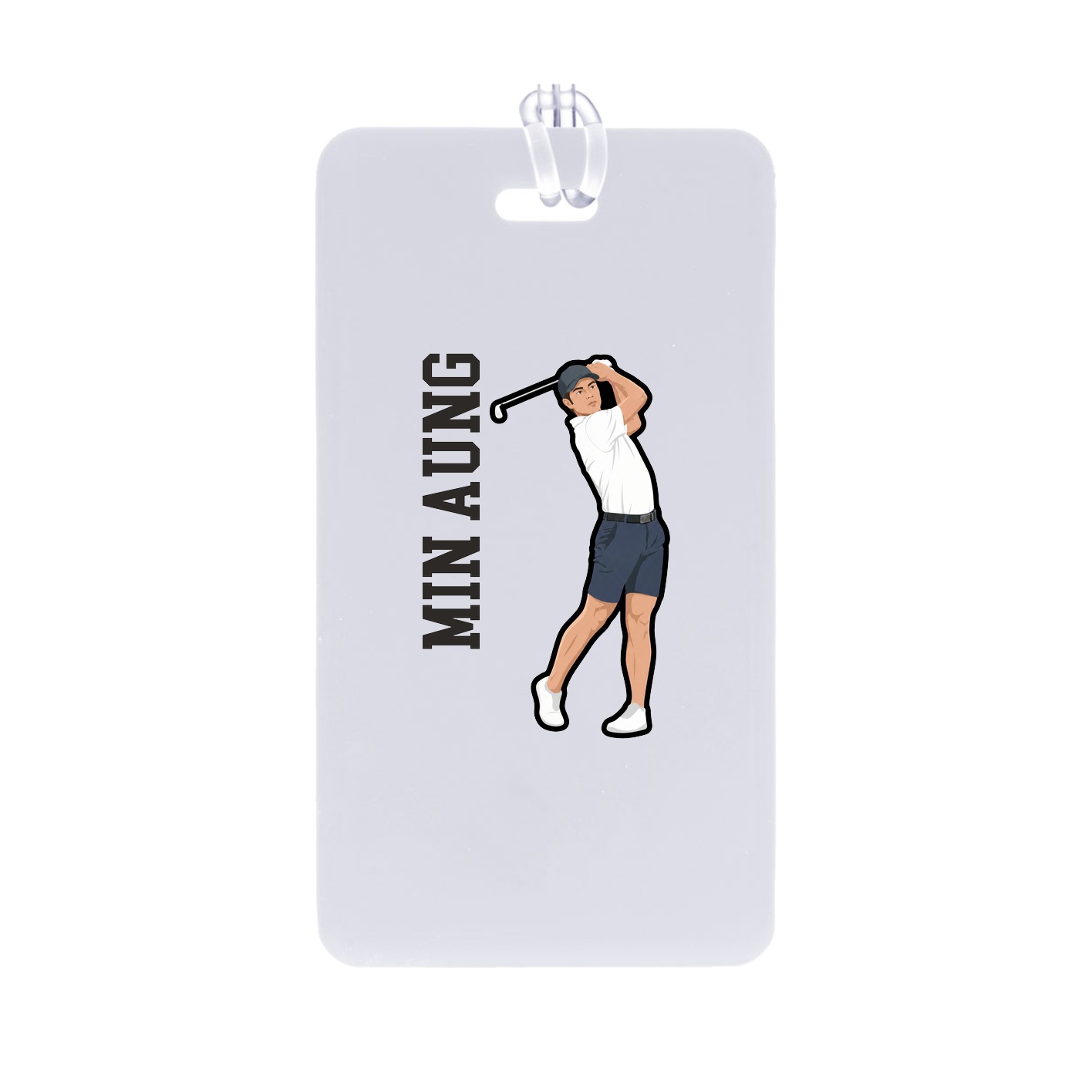 Bag Tag — Name Vertical in Classic