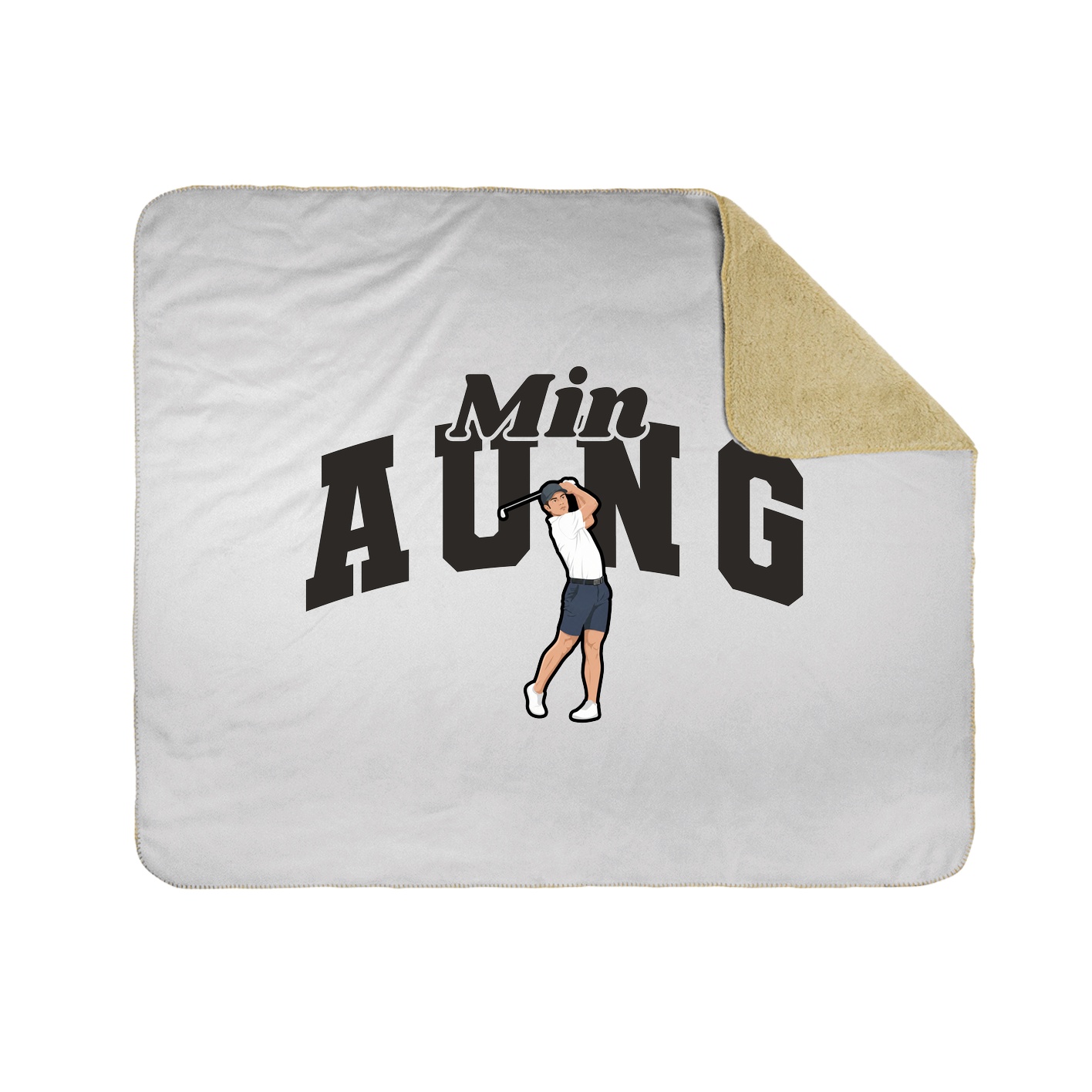 Throw Blanket — Signature Arch in White