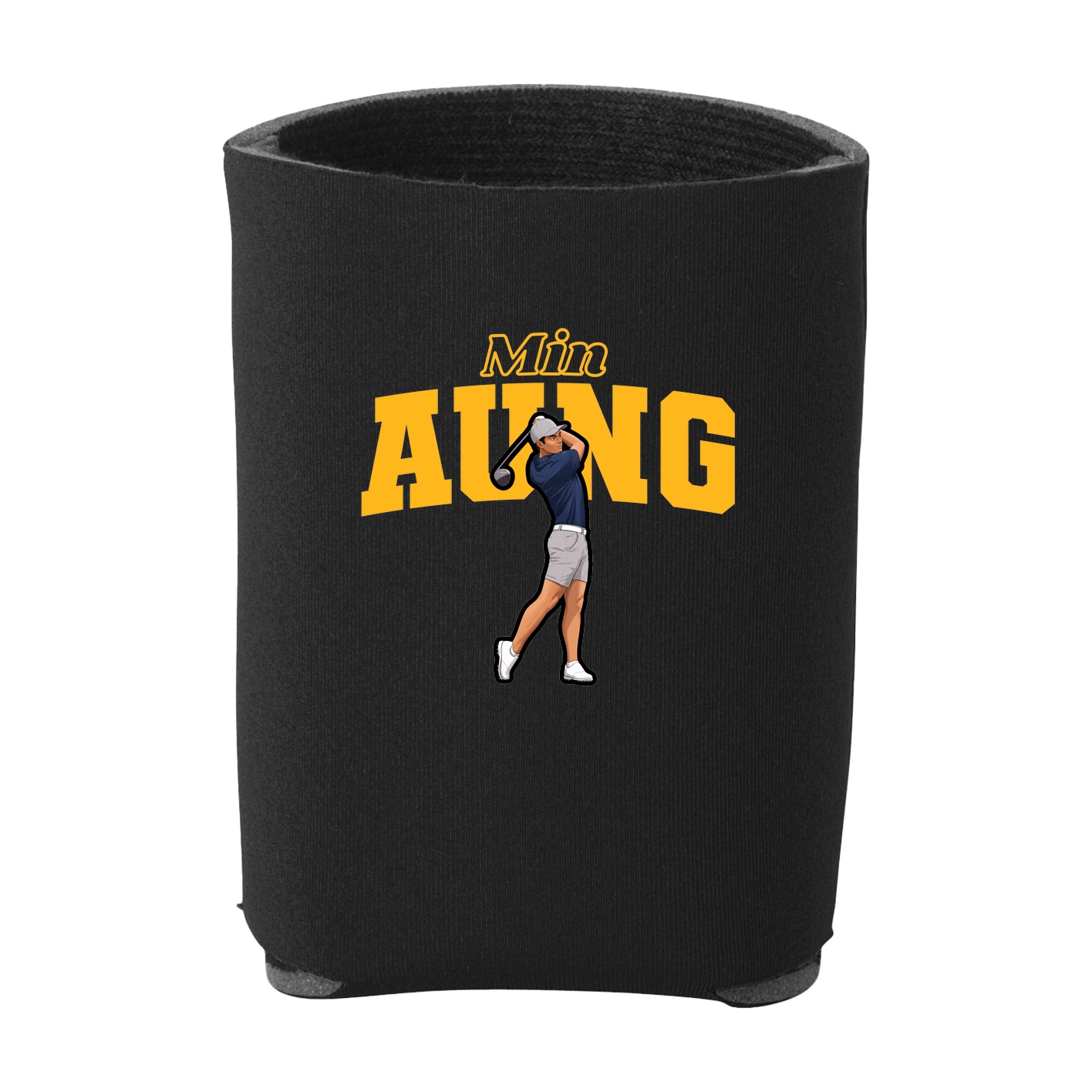 Can Holder — Name Arch in Black