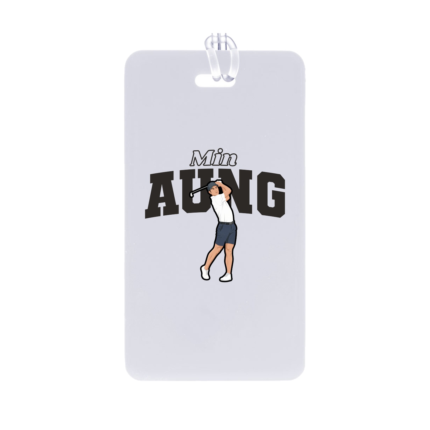 Bag Tag — Name Arch in Classic