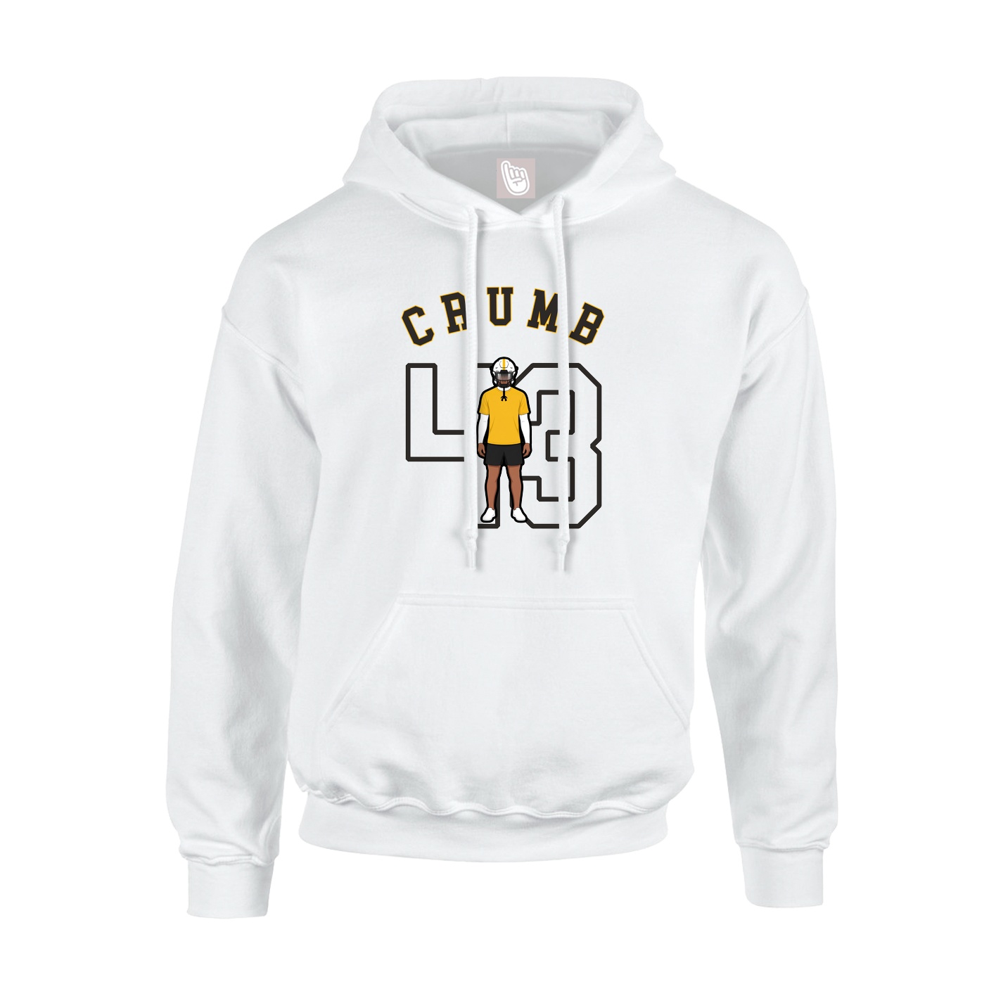 Hoodie — Shirsey Arch in White