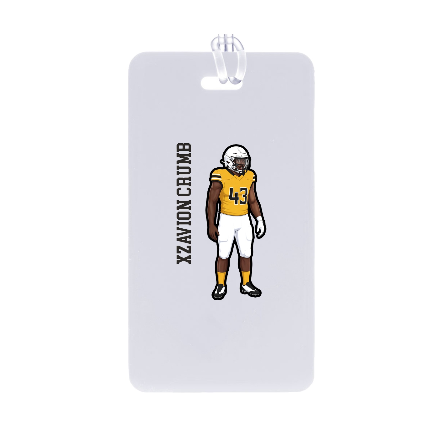 Bag Tag — Name Vertical in Classic