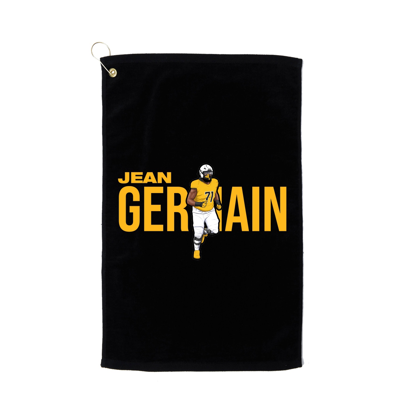 Golf Towel — Player Name in Black