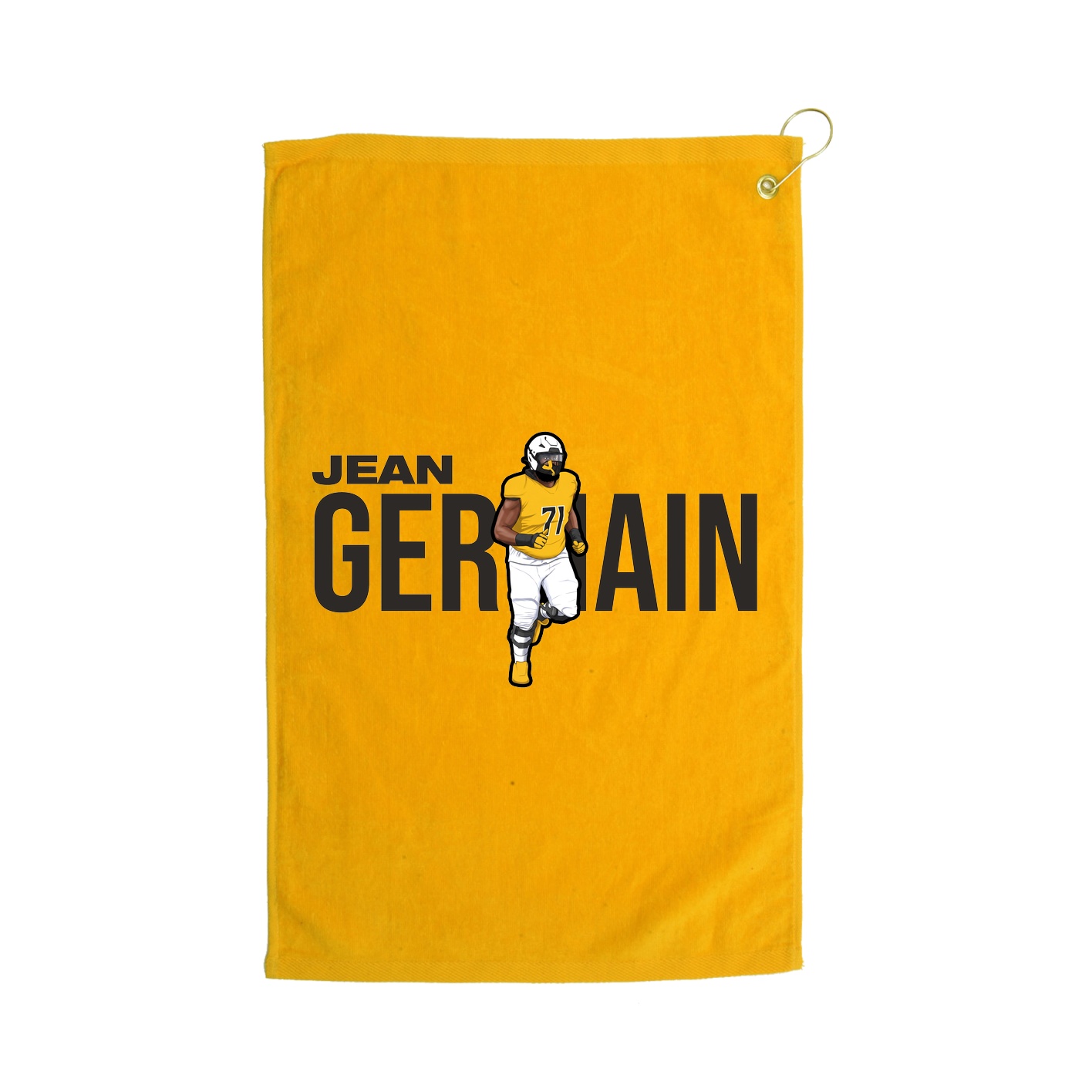 Golf Towel — Player Name in Gold