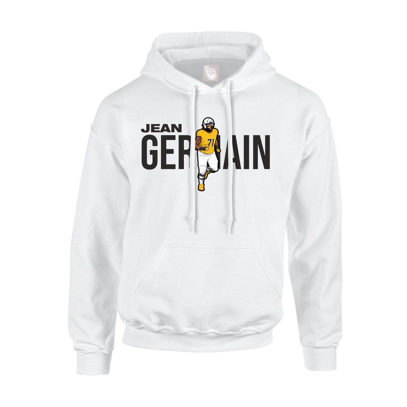 Hoodie — Player Name in White