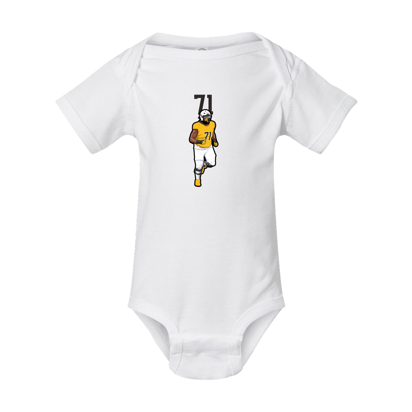 Baby Onesie — Number Top in White