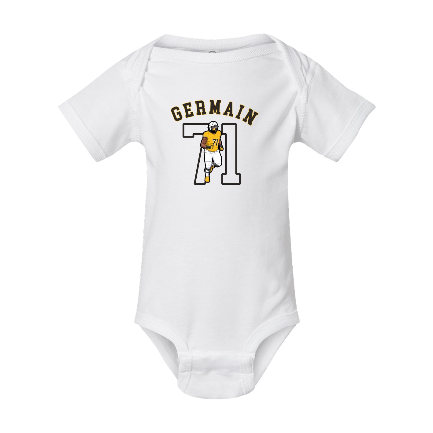 Baby Onesie — Shirsey Arch in White