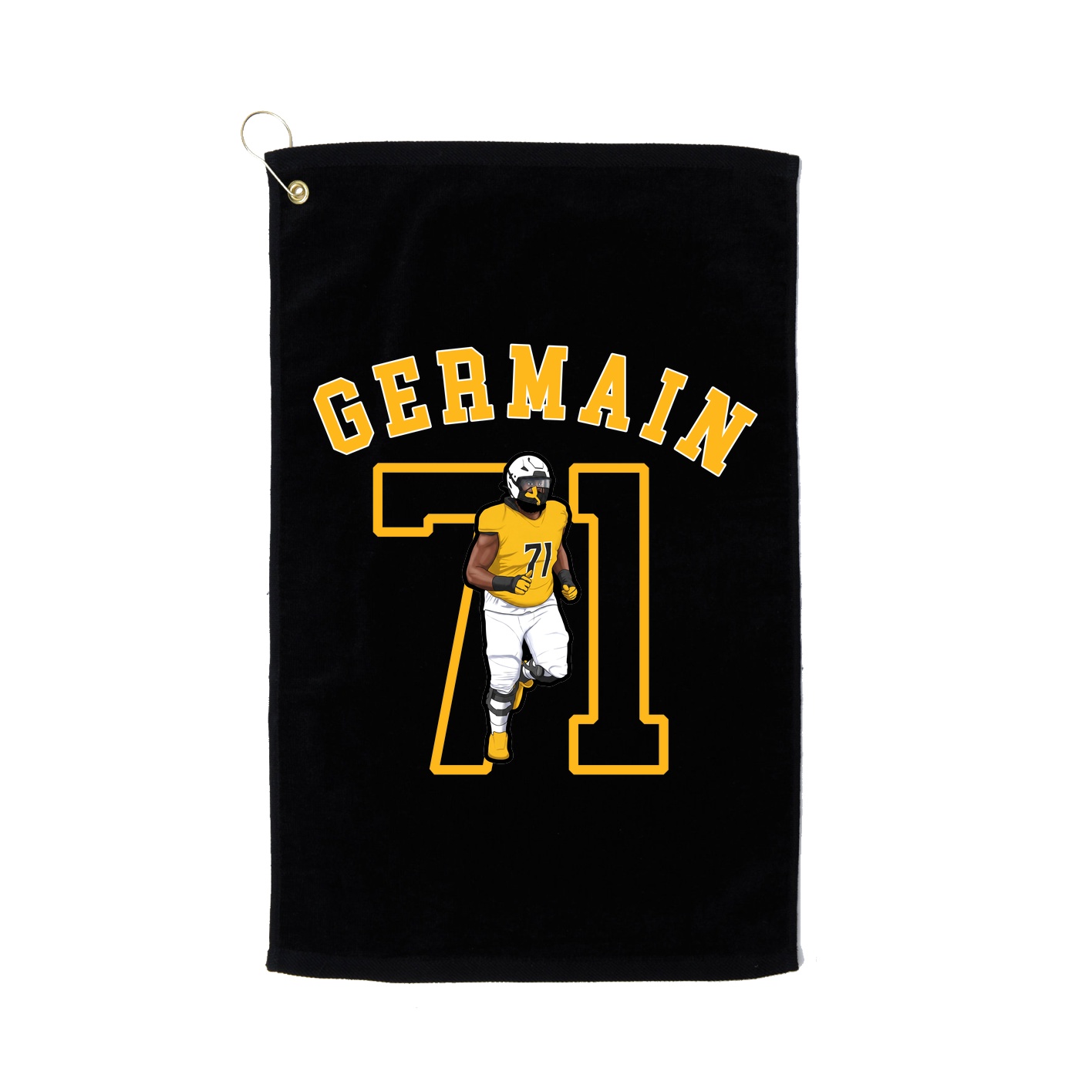 Golf Towel — Shirsey Arch in Black
