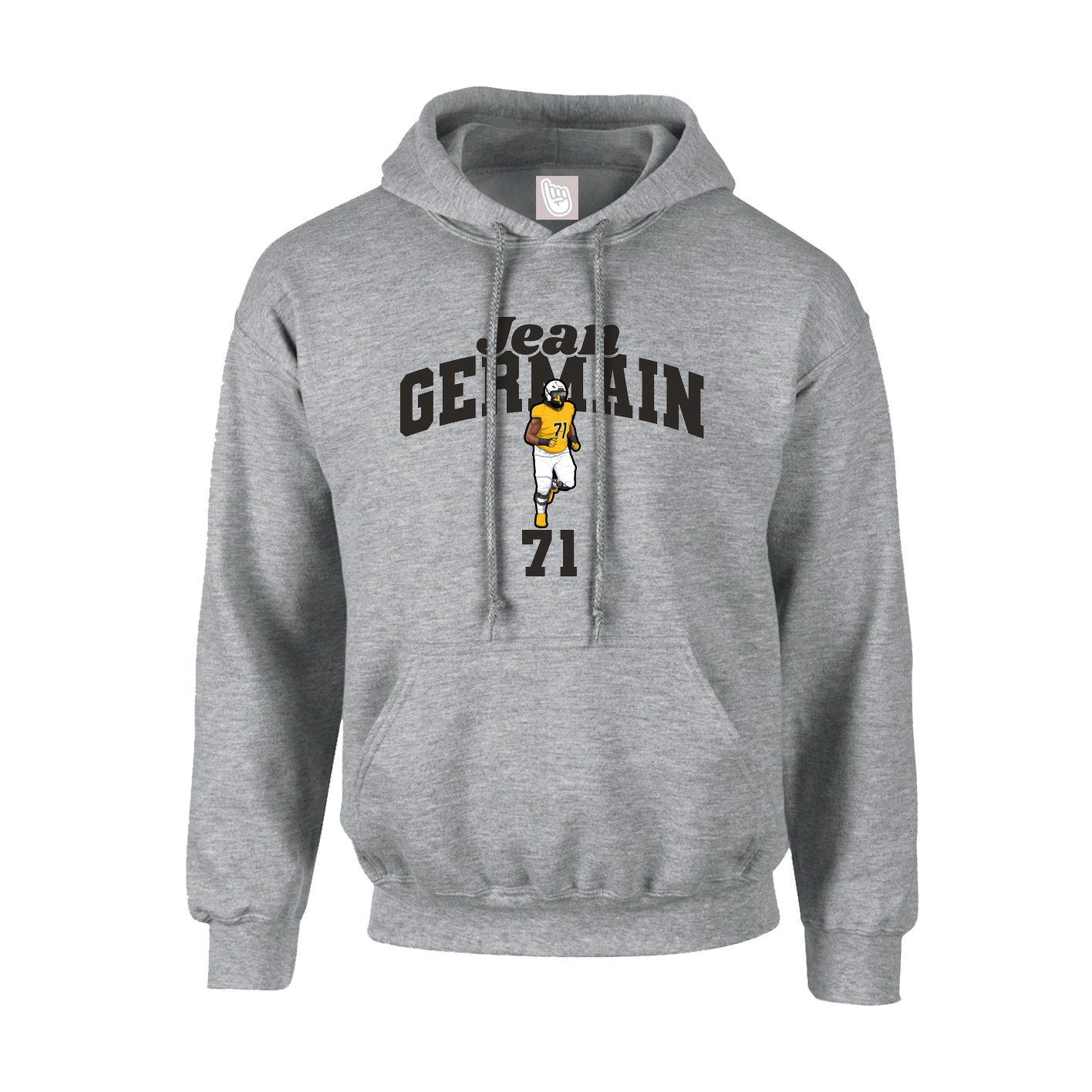 Hoodie — Signature Arch in Grey