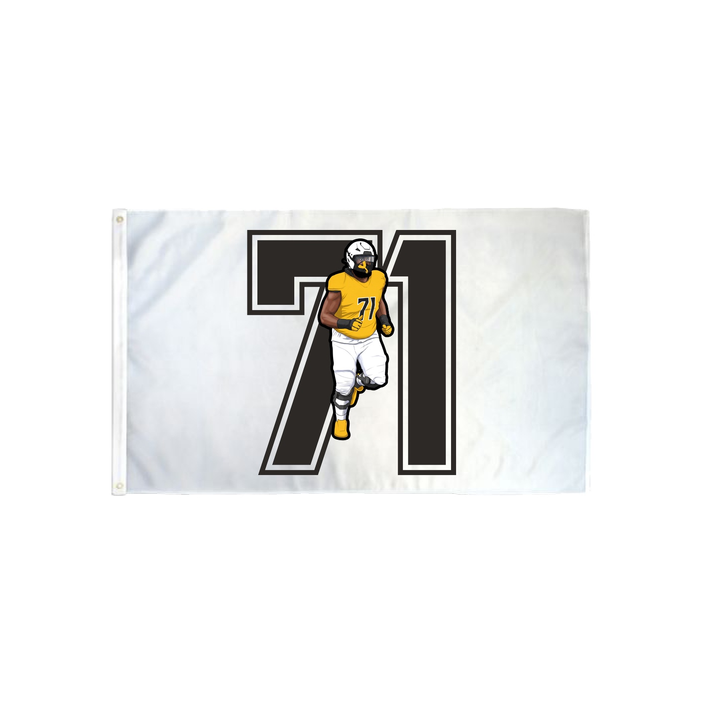 3x5 Flag — Number in Classic