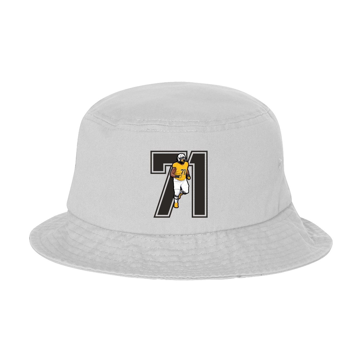Bucket Cap — Number in White