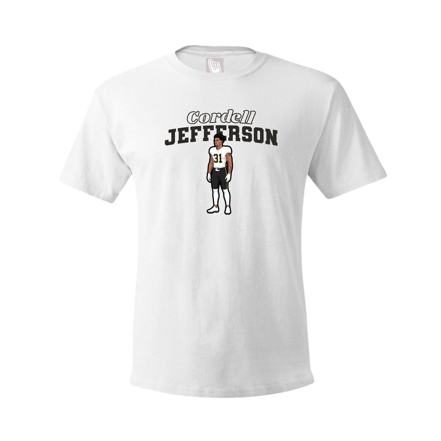 Tee — Name Arch in White