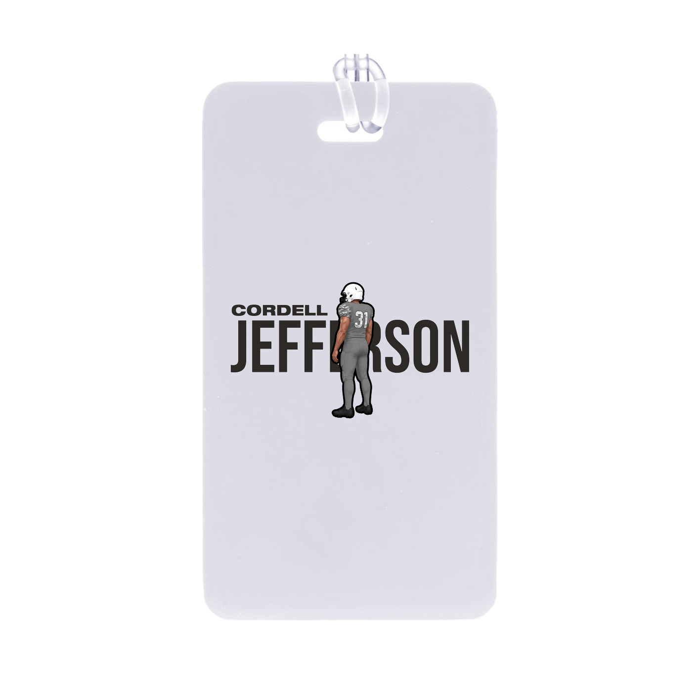 Bag Tag — Player Name in Classic