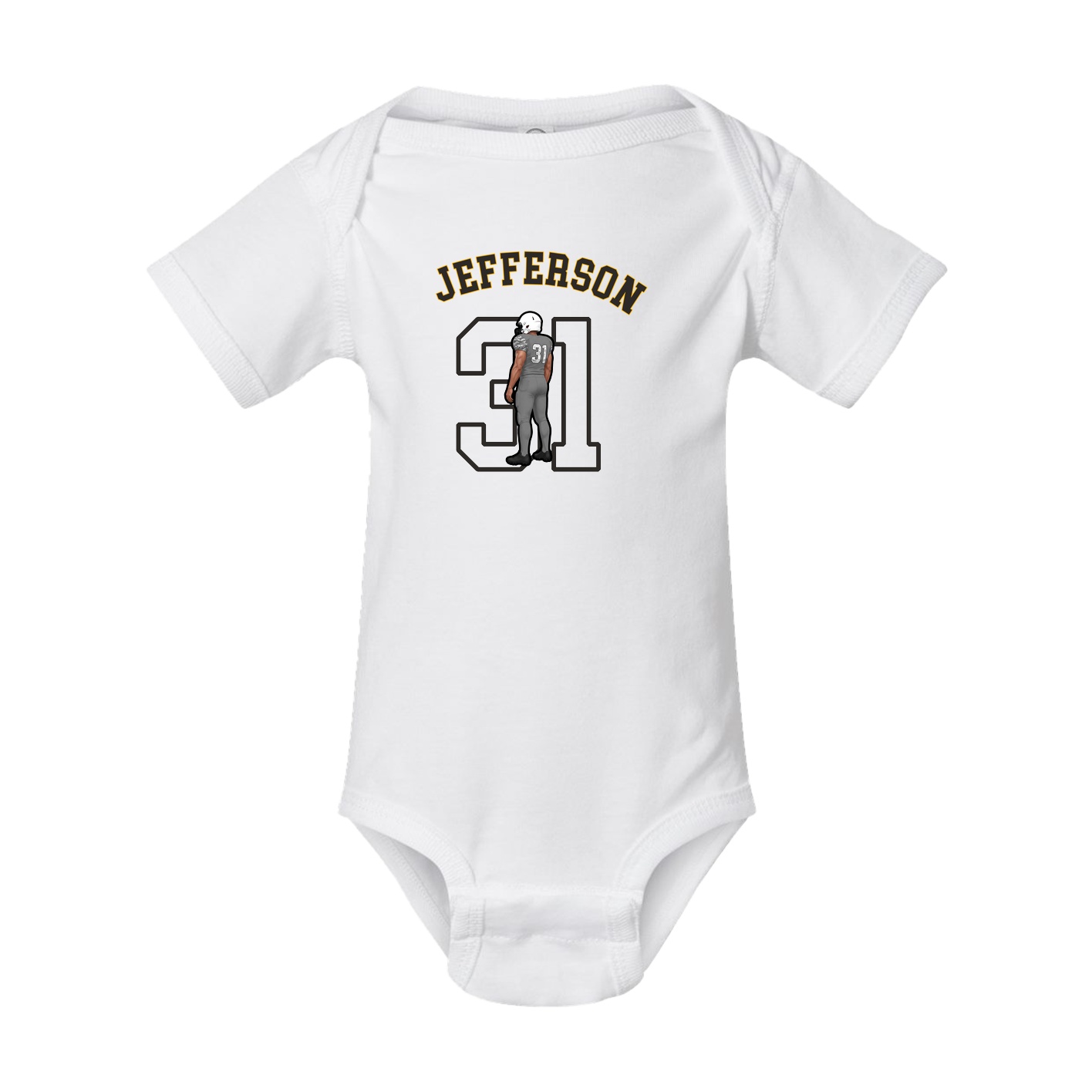 Baby Onesie — Shirsey Arch in White