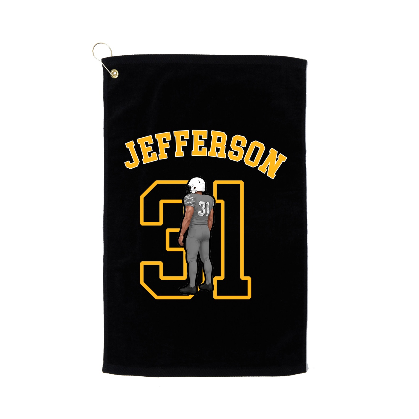Golf Towel — Shirsey Arch in Black