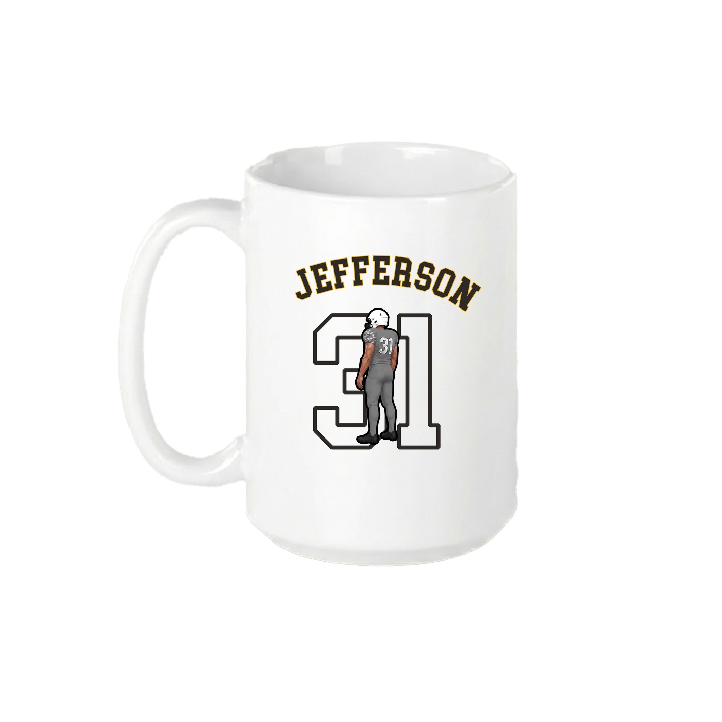 15oz Coffee Mug — Shirsey Arch in White