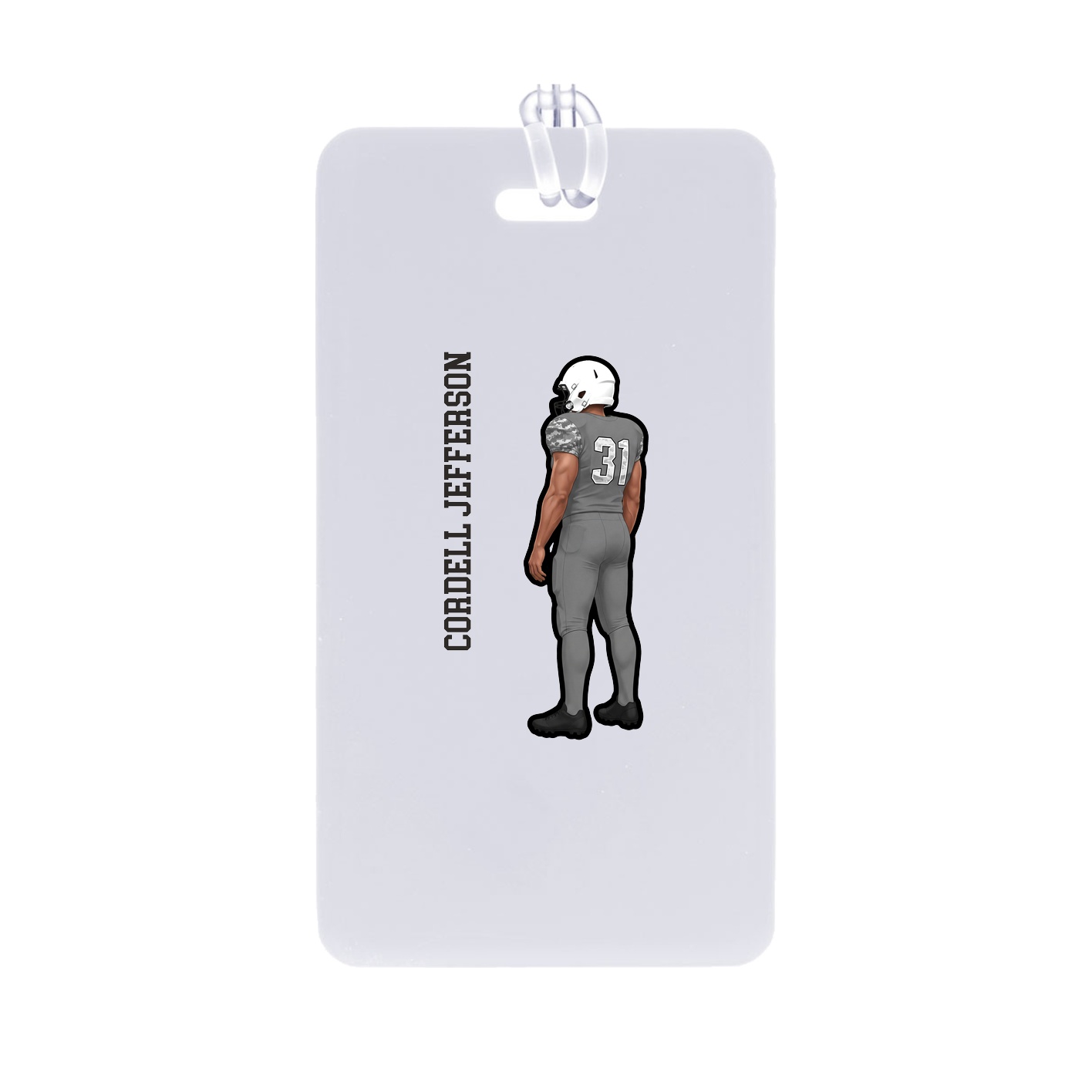 Bag Tag — Name Vertical in Classic