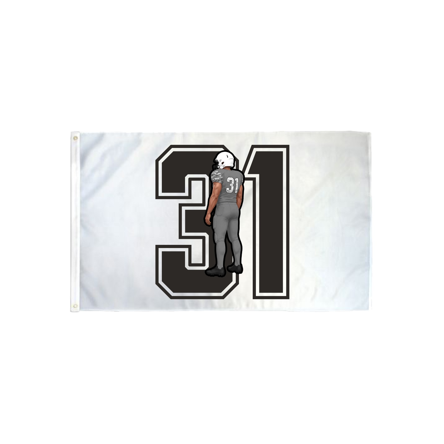 3x5 Flag — Number in Classic