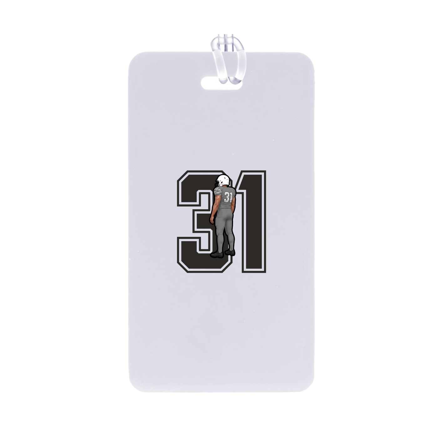 Bag Tag — Number in Classic