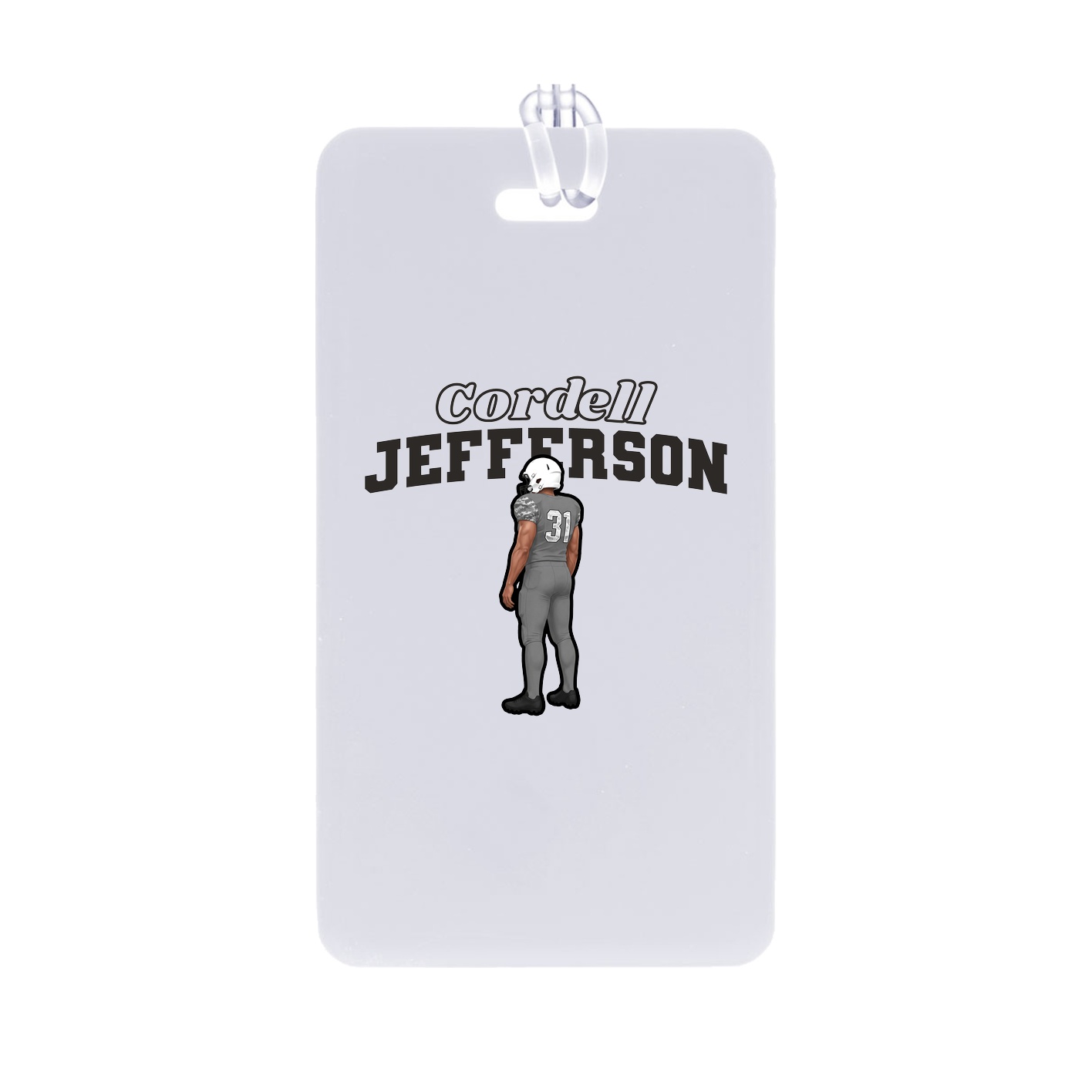 Bag Tag — Name Arch in Classic