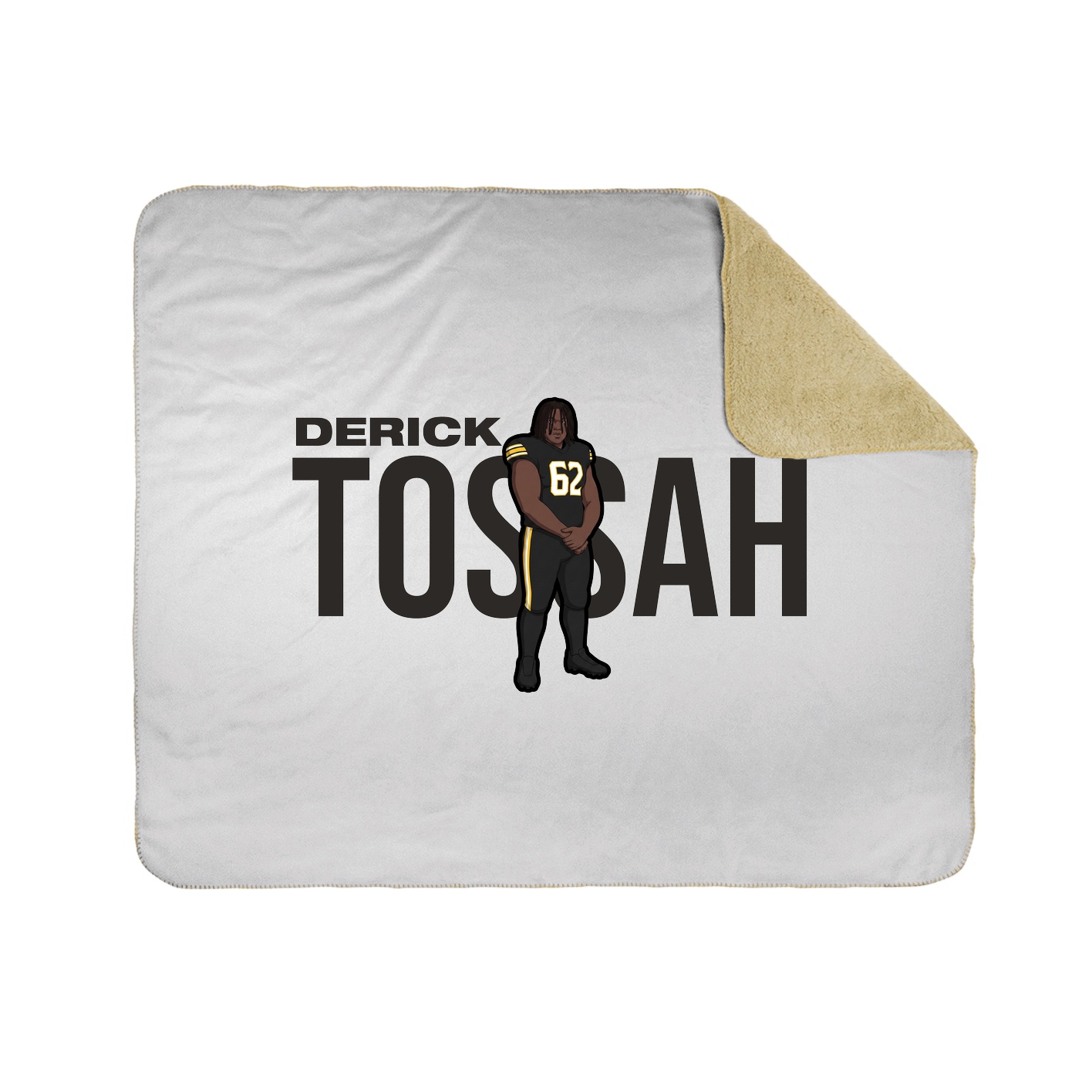 Throw Blanket — Player Name in White