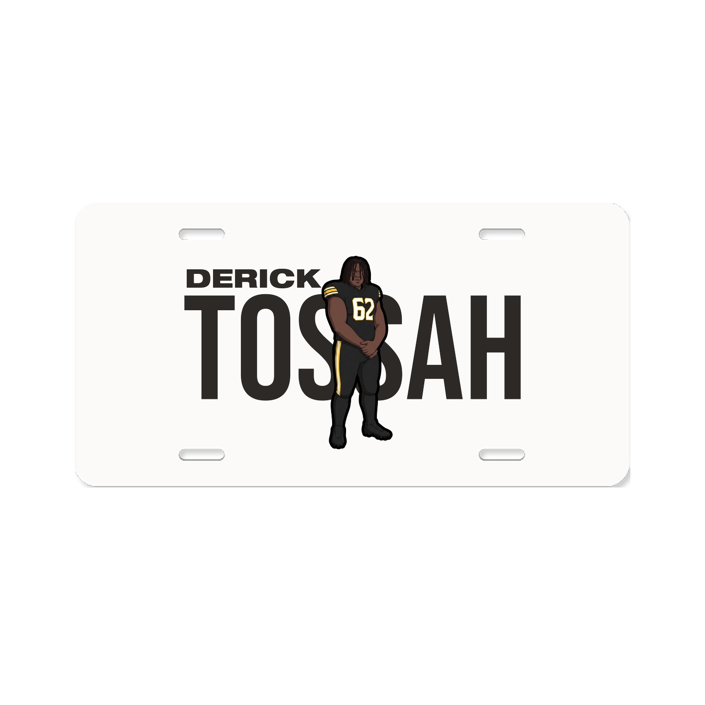 License Plate — Player Name in Classic