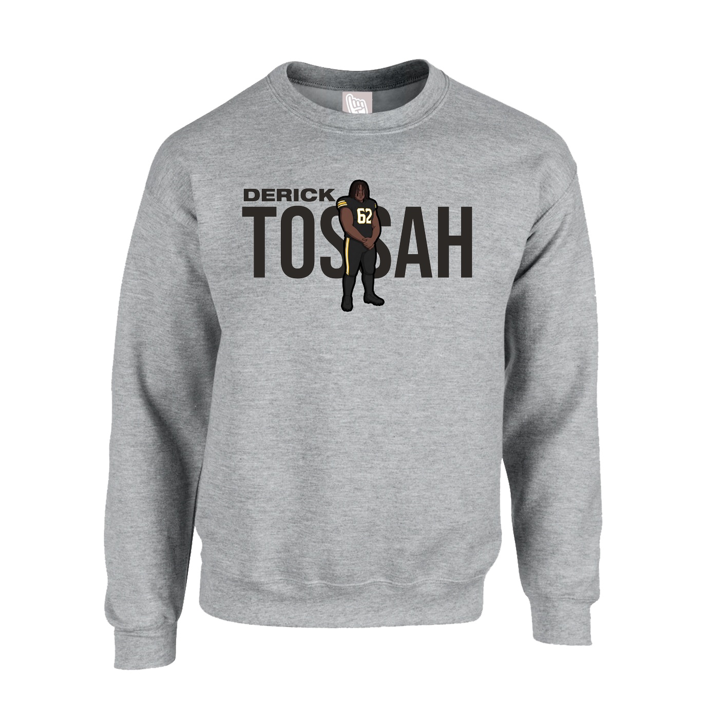 Fleece Crew — Player Name in Grey