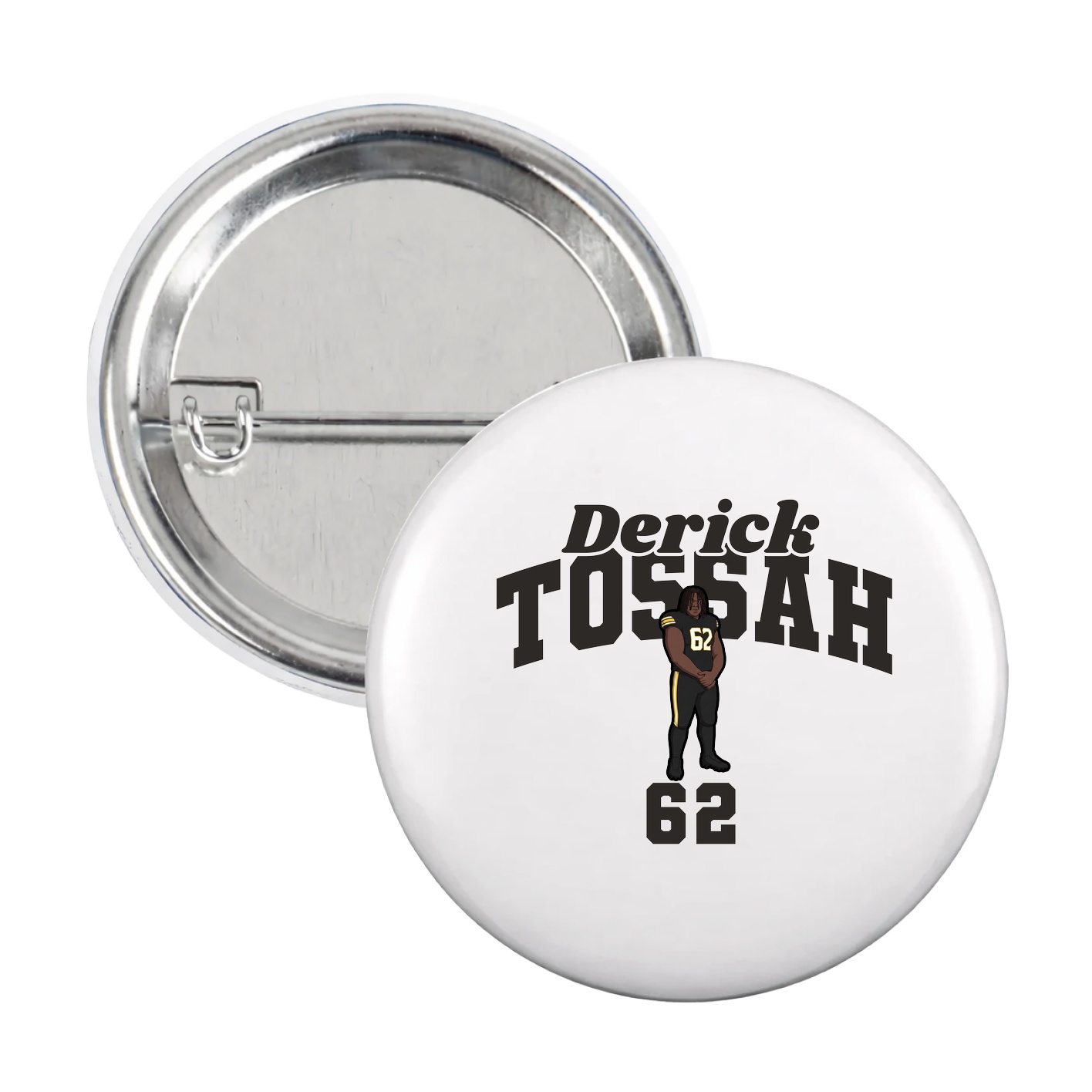 Game Day Button — Signature Arch in White