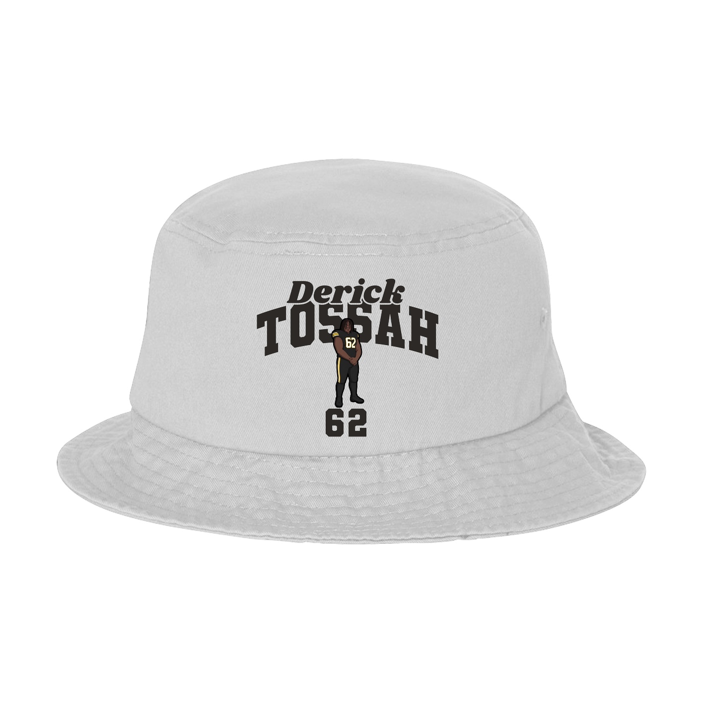 Bucket Cap — Signature Arch in White