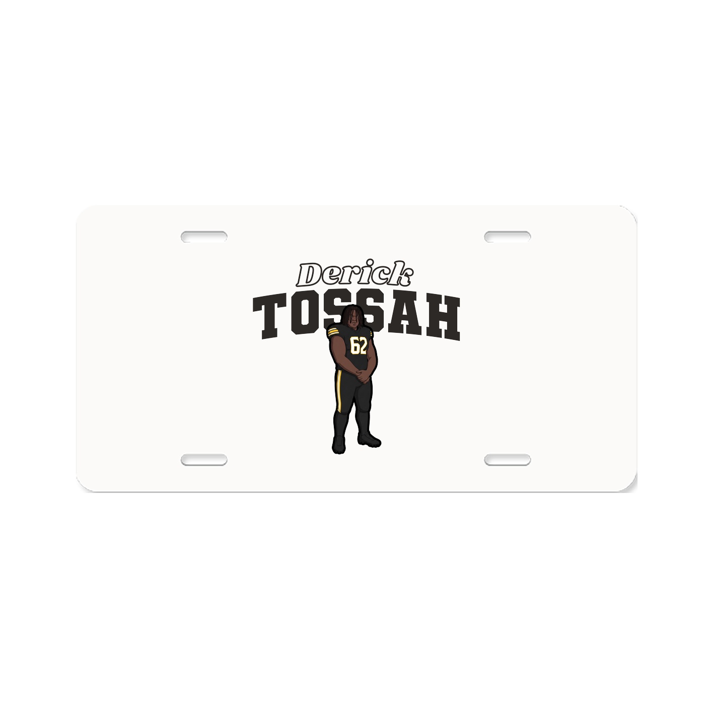 License Plate — Name Arch in Classic