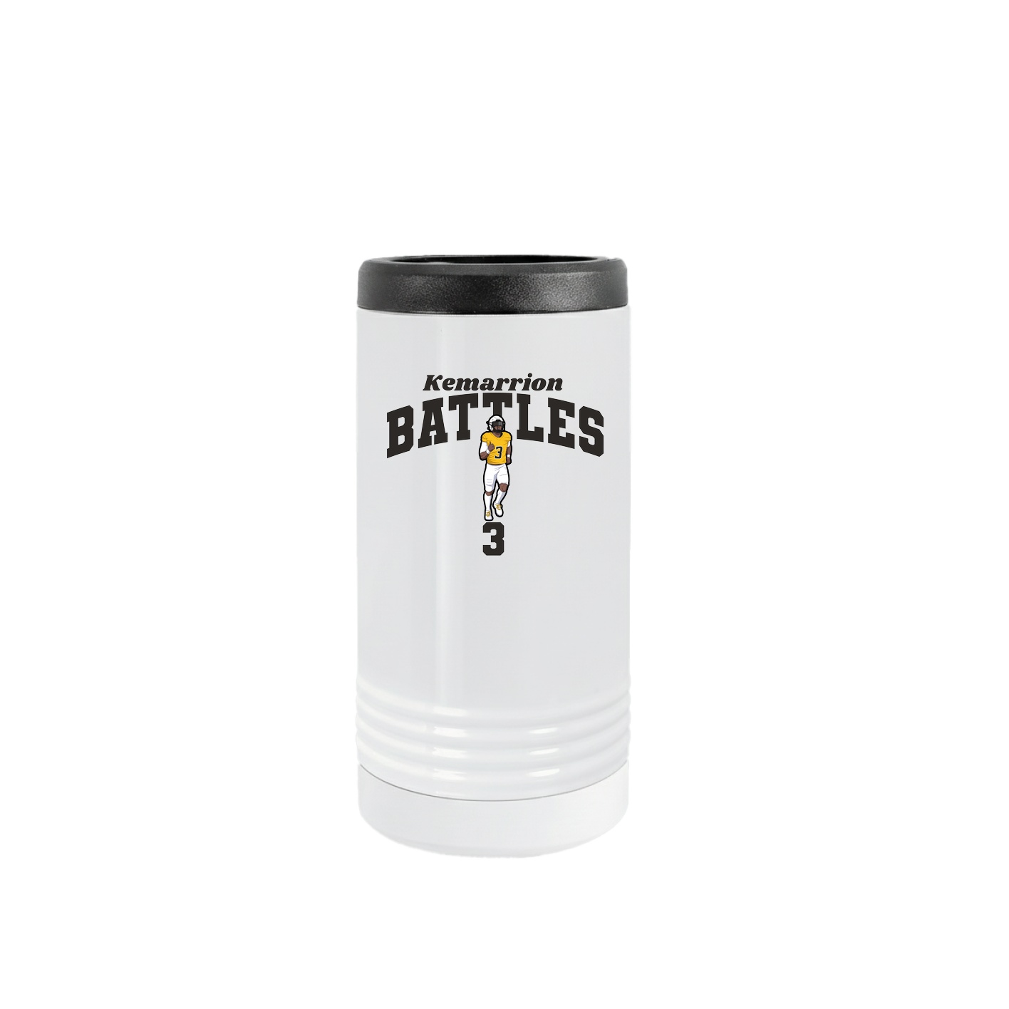 Slim Beverage Holder — Signature Arch in White