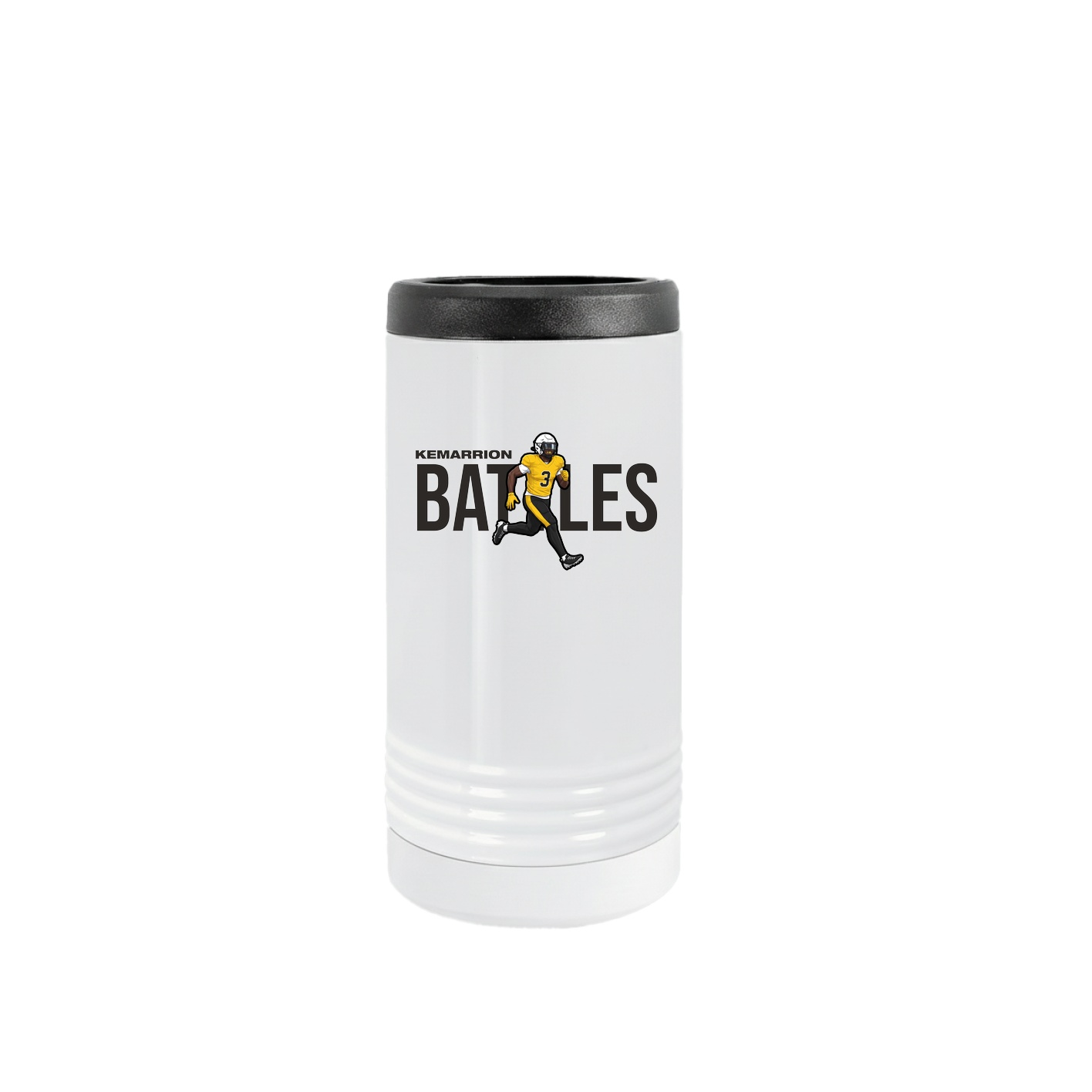 Slim Beverage Holder — Player Name in White