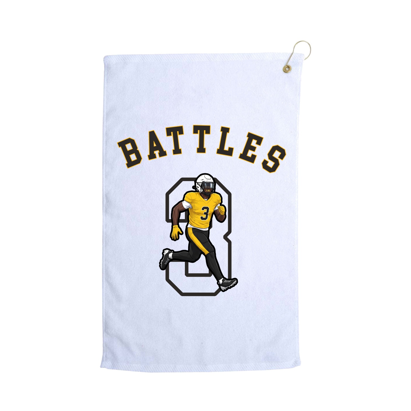 Golf Towel — Shirsey Arch in White