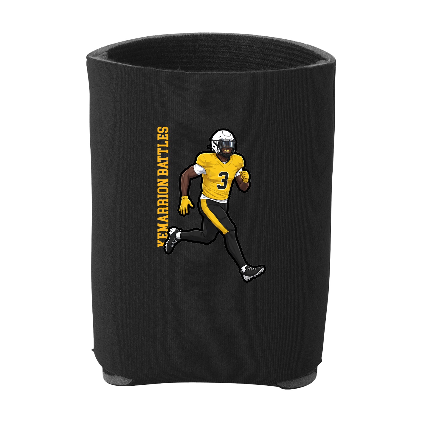 Can Holder — Name Vertical in Black
