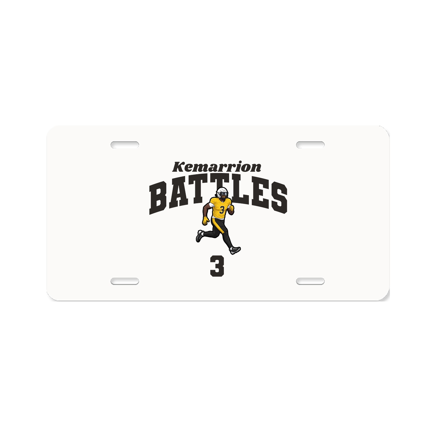 License Plate — Signature Arch in Classic