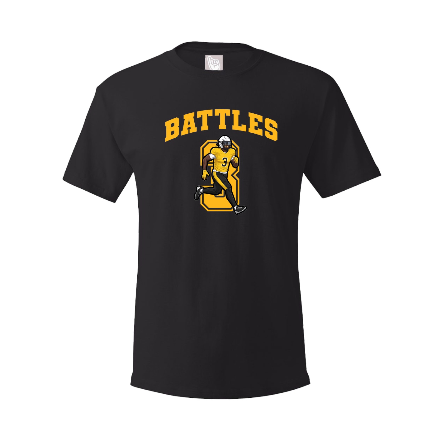 Youth Tee — Number in Black