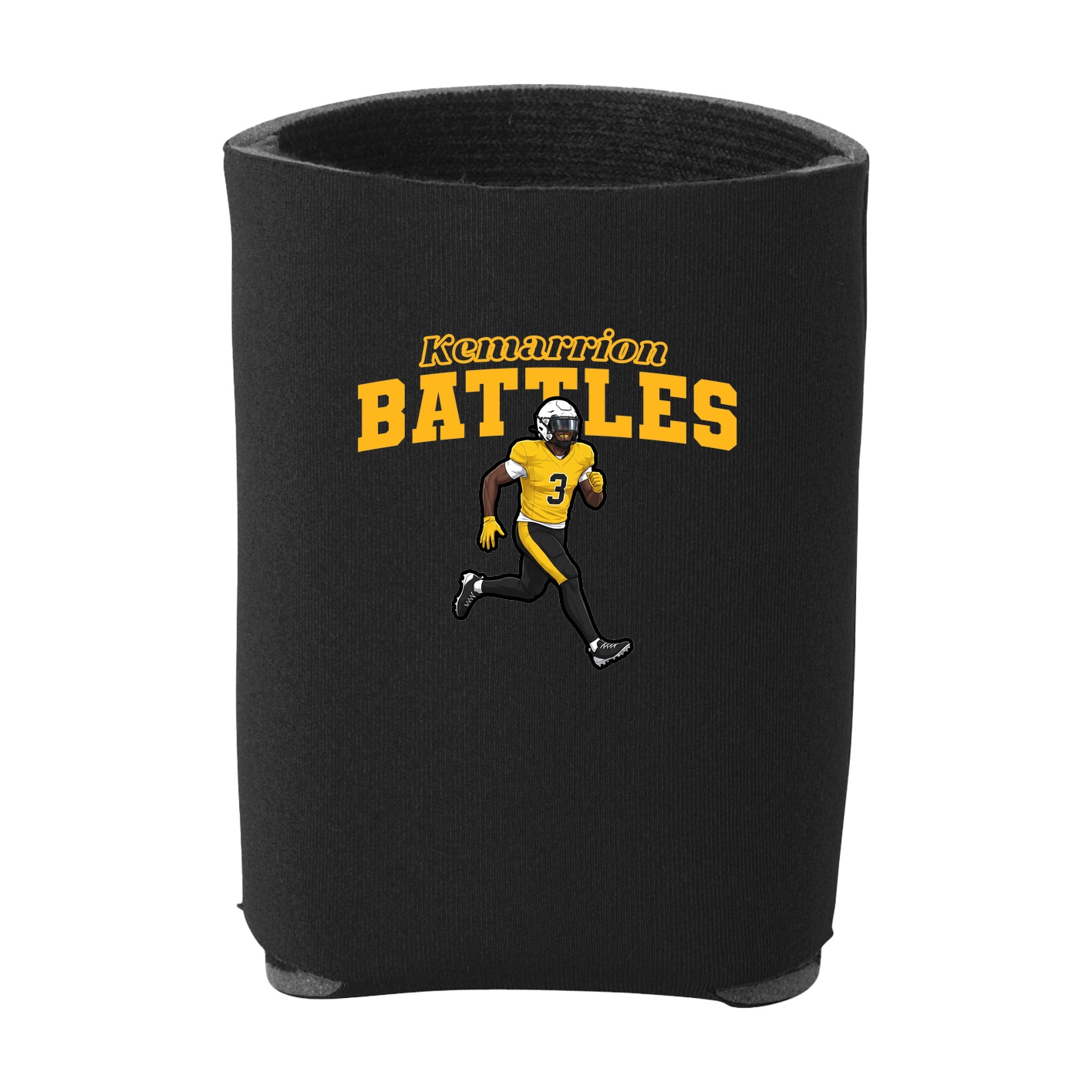 Can Holder — Name Arch in Black