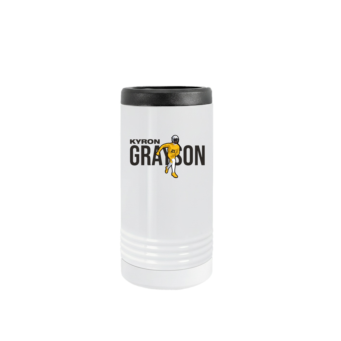 Slim Beverage Holder — Player Name in White
