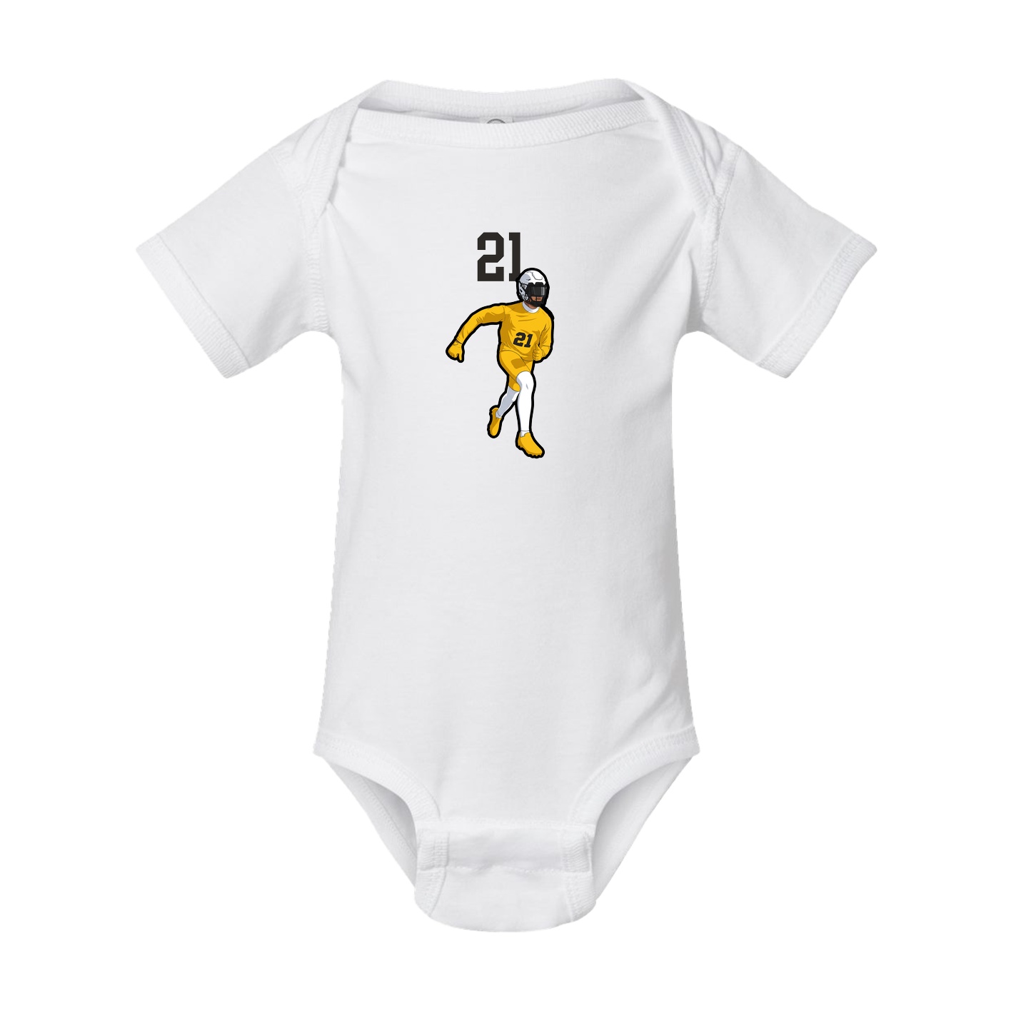 Baby Onesie — Number Top in White