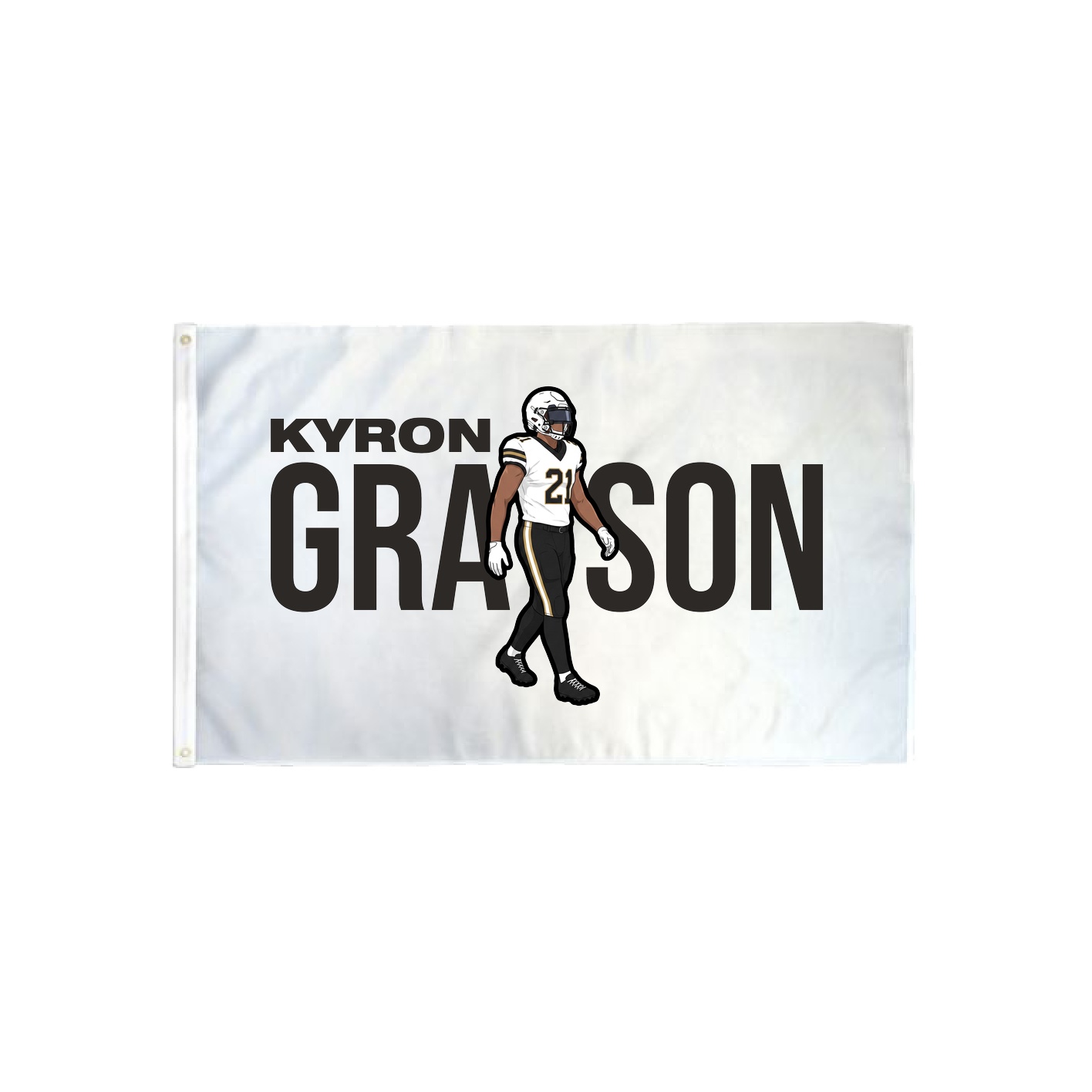 3x5 Flag — Player Name in Classic