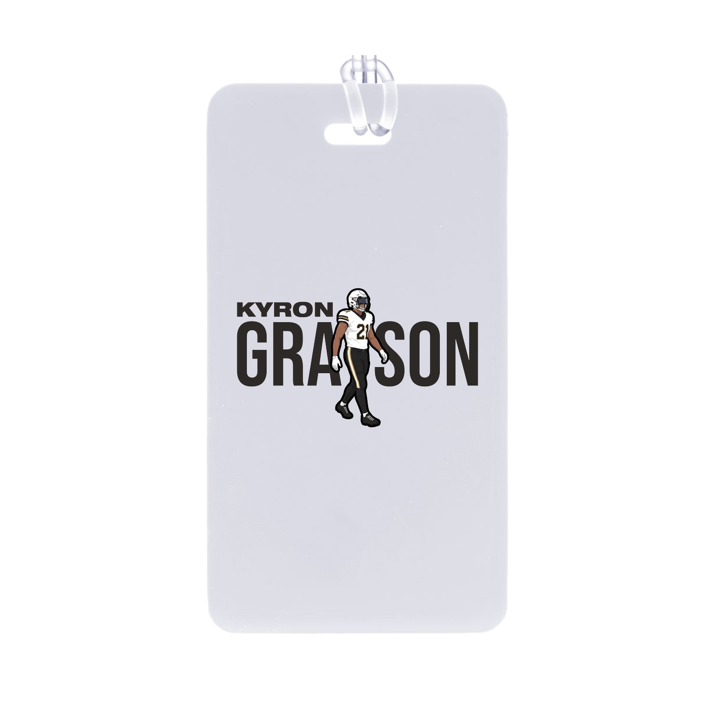Bag Tag — Player Name in Classic